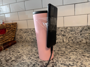 Mounting and using an old phone as a security camera.