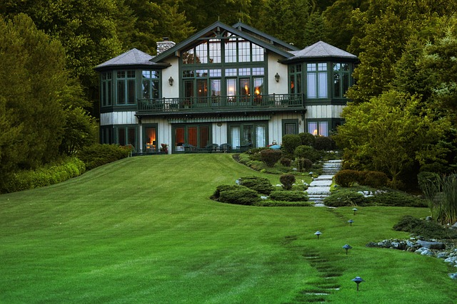 Property with a lot of land.